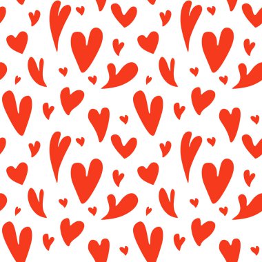 Kalp, kusursuz şablon vektör görüntüsünü şekillendirir