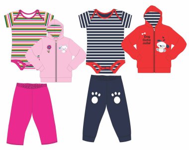 Pantolon desenli kapüşonlu