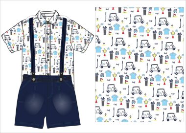 Gömlekli ve kot pantolonlu bir adam..