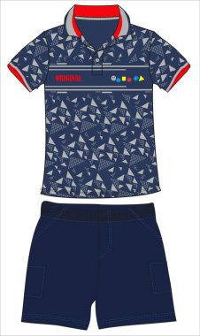 polo spor gömlek şablonu