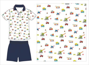 Çocuk gömleği desenli..