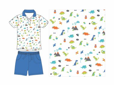 Plaj kıyafetleri ve plaj aksesuarlarıyla yaz seti.