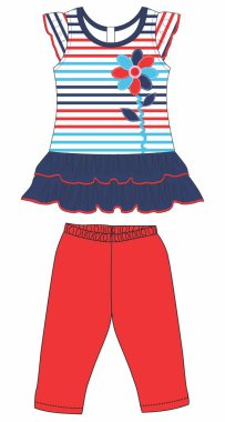 bebek kıyafetleri çizimi.