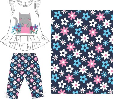 Şirin kedi kız modeli.