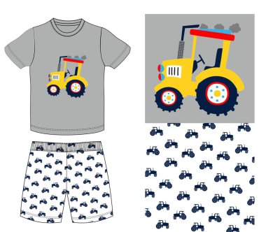 Şablonlu şirin bebek tişörtü