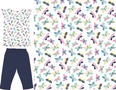 çocuk kıyafetleri çizimi