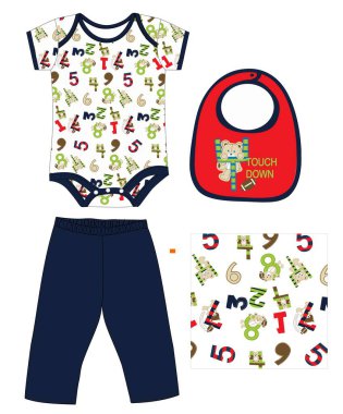 Çocuklar için çocuk kıyafetleri.