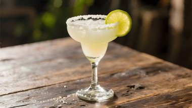 Soğuk margarita içmek için hazır dondurulmuş kireç yenileniyor