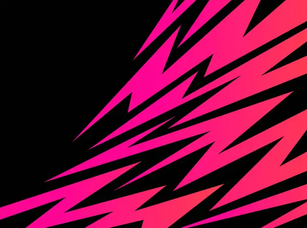 Sivri uçlu ve zikzak çizgisi desenli soyut siyah beyaz arkaplan