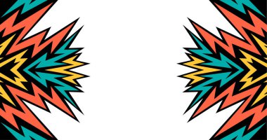 Çivilenmiş sivri desenli ve bazı kopyalama alanı olan soyut arkaplan