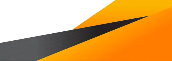 Sportif renklere sahip soyut geniş pankart