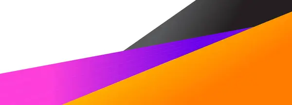 Sportif renklere sahip soyut geniş pankart