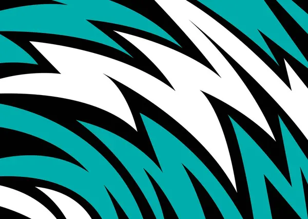 Sivri uçlu ve zikzak çizgisi desenli soyut siyah beyaz arkaplan