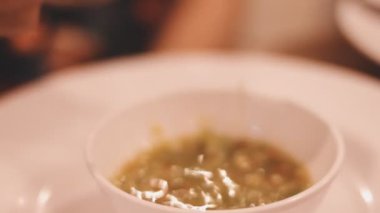 Lezzetli yiyeceklerin yakın görüntüsü