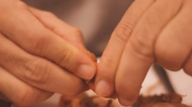 Lezzetli fırında patates kızartması.