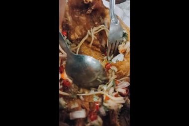 Lezzetli yiyeceklere yakın, seçici odaklanma