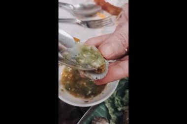 Lezzetli Asya mutfağının yakın görüntüsü