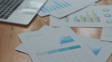 İş konsepti. grafik ve grafikler