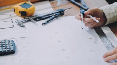 mimari planda mimar çizimi