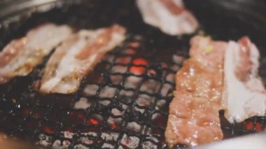 Yakın plan - Baharatlı leziz kızarmış et