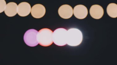 Bokeh ışıkları ile soyut arkaplan