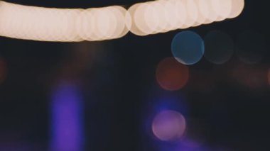 Bokeh ışık arkaplanını özetle