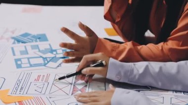 İş adamları toplantısı, tartışma planlama konsepti, takım çalışması