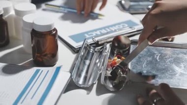 Hastanedeki tıbbi ekipmanlar, kapatın..