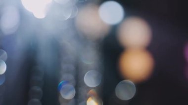 Noel ağacının bulanık bokeh arkaplanı