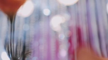 arka plan ile ufuk ışık.