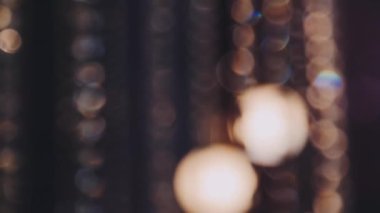 Yılbaşı ve yeni yıl için soyut arkaplan bokeh ışığı