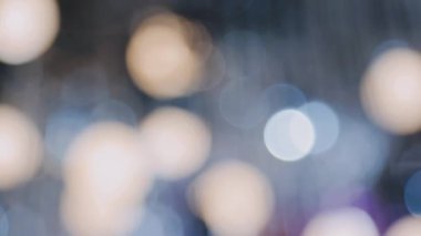 Işıkların odaklanmış bokeh arkaplanı