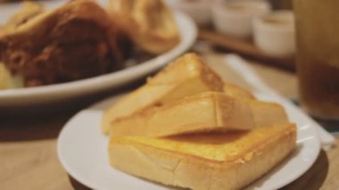 Lezzetli yiyeceklerin yakın görüntüsü