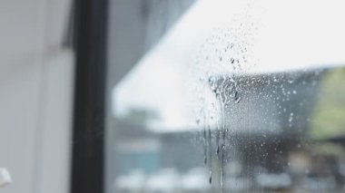 pencerenin bulanık arka planı