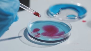 Laboratuvardaki bilim adamı.