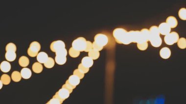 Bokeh ışıkları ile soyut arkaplan