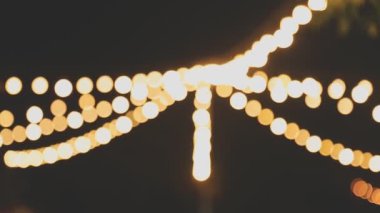 Bokeh ışıkları ile soyut arkaplan