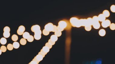 bulanık arka plan ışığı ile