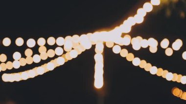 soyut bokeh arkaplan, odaklanmış ışıklar