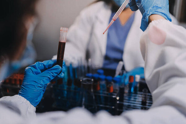scientist working at the laboratory