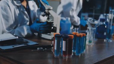 Laboratuvar araştırmaları ve bilim konsepti