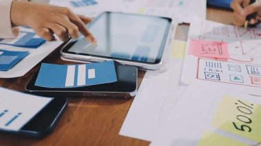 Ofiste çalışan iş ekibi..