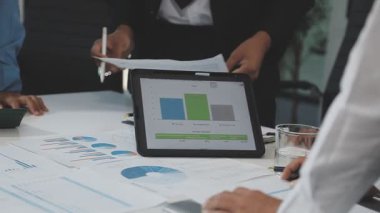 Ofiste çalışan iş ekibi..