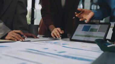 İş ekibi toplantısı, iş toplantısı ve planlama