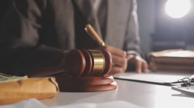 judge gavel, law and justice concept. law firm