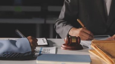 lawyer in office. law concept