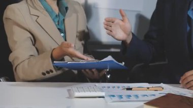 business team meeting in modern business concept