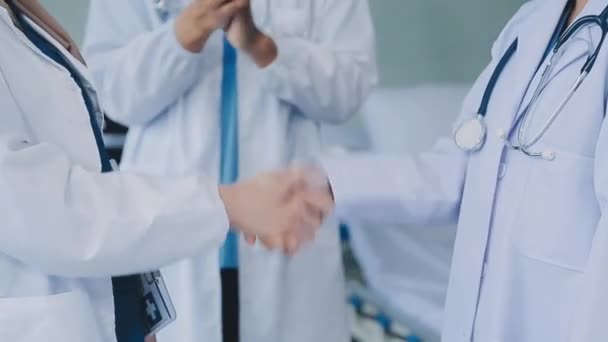 Médecin Les Mains Patient — Video
