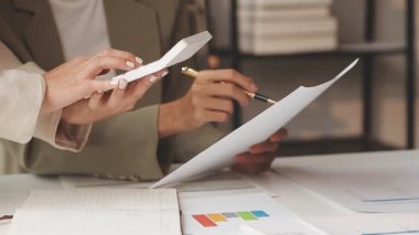 businessman working with laptop in modern office