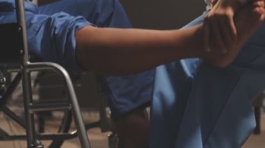 Hastanedeki doktor. Odadaki doktor.